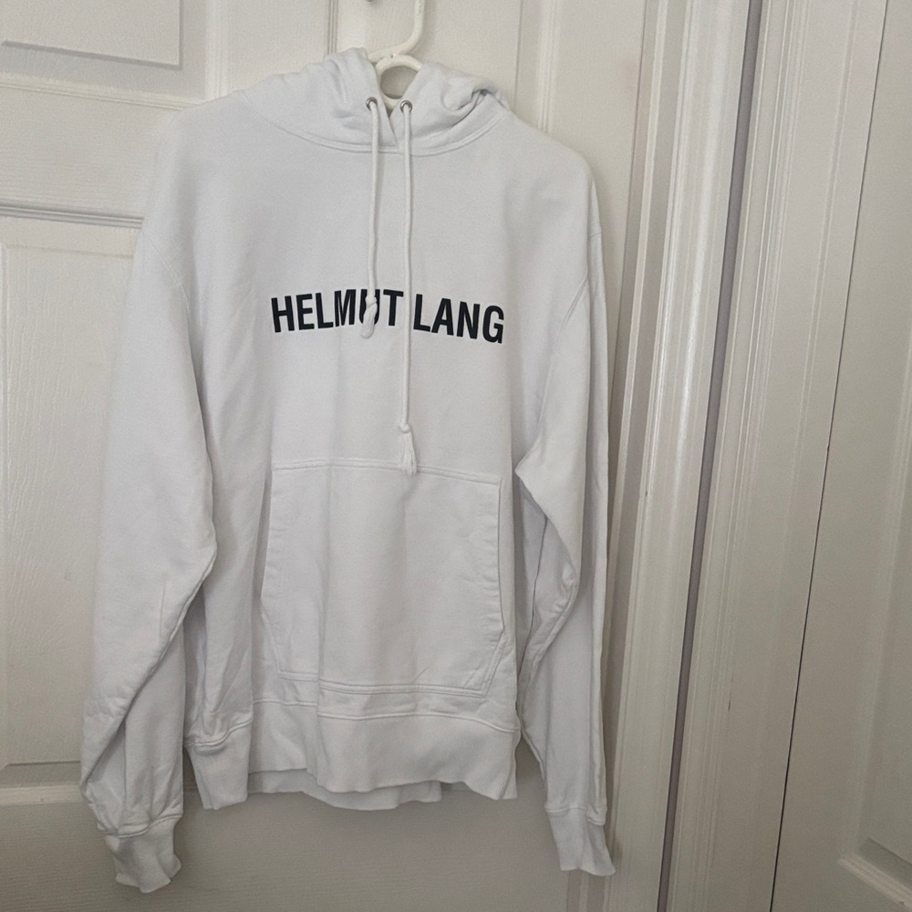 Helmut Lang Classic White Pullover